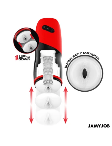 JAMYJOB - MASTURBATORE VAGINALE AUTOMATICO XPEED 5 MODALITÀ DI ASPIRAZIONE