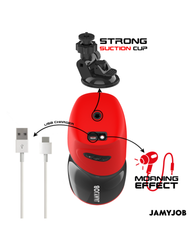 JAMYJOB - MASTURBATORE VAGINALE AUTOMATICO XPEED 5 MODALITÀ DI ASPIRAZIONE
