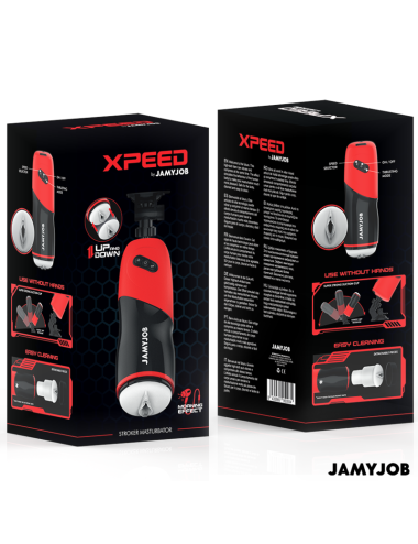 JAMYJOB - MASTURBATORE VAGINALE AUTOMATICO XPEED 5 MODALITÀ DI ASPIRAZIONE