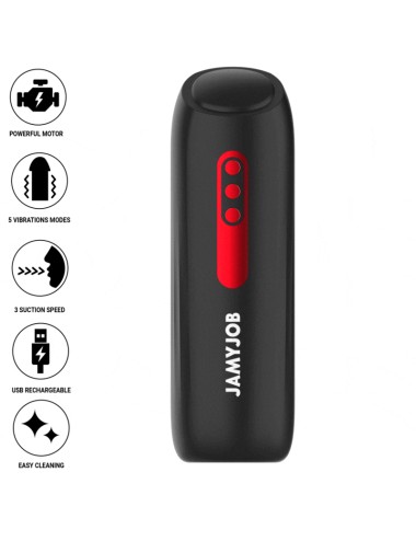 JAMYJOB - MASTURBATORE VAGINA AUTOMATICO PHANTOM 5 MODALITÀ DI ASPIRAZIONE E SPINTA