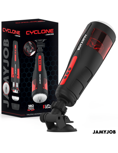 JAMYJOB - MASTURBATORE VAGINALE AUTOMATICO STORM 10 MODALITÀ DI ASPIRAZIONE E SPINTA