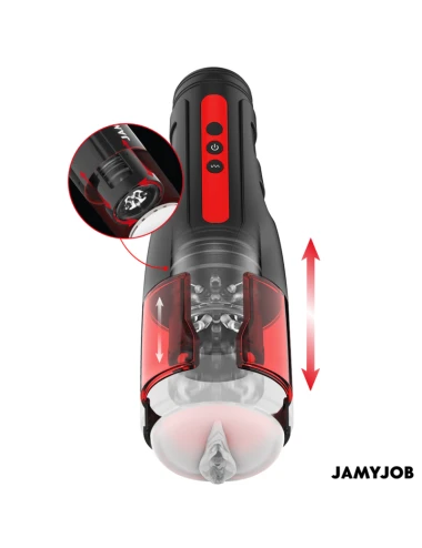 JAMYJOB - MASTURBATORE VAGINALE AUTOMATICO STORM 10 MODALITÀ DI ASPIRAZIONE E SPINTA