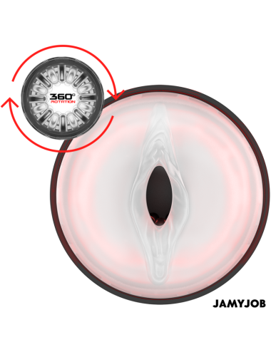 JAMYJOB - MASTURBATORE VAGINALE AUTOMATICO STORM 10 MODALITÀ DI ASPIRAZIONE E SPINTA