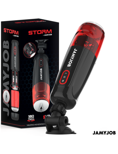 JAMYJOB - MASTURBATORE VAGINALE AUTOMATICO CYCLONE 10 MODALITÀ DI ASPIRAZIONE E SPINTA