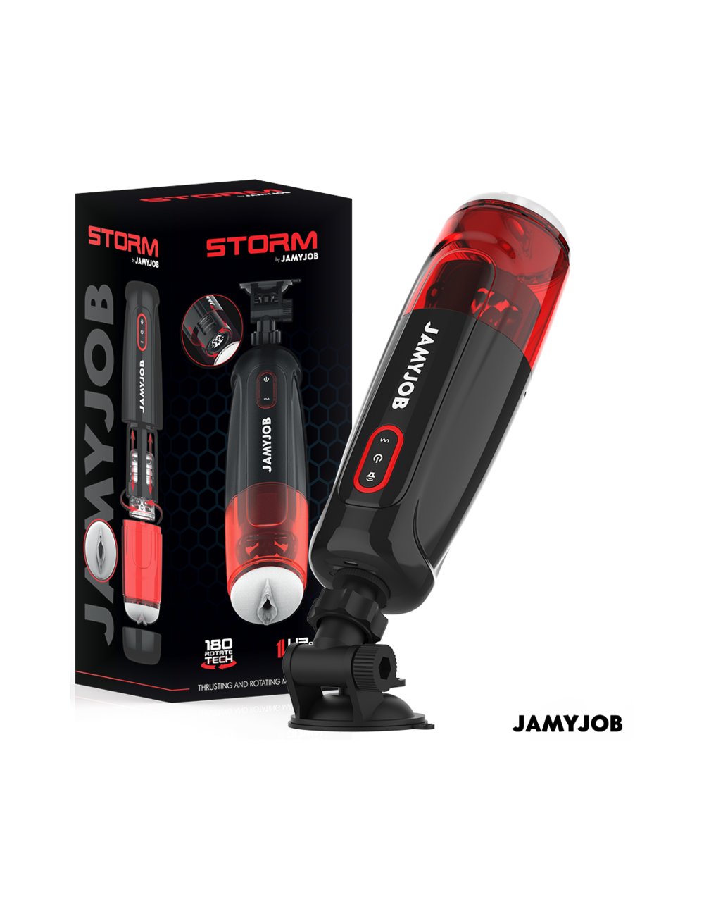 JAMYJOB - MASTURBATORE VAGINALE AUTOMATICO CYCLONE 10 MODALITÀ DI ASPIRAZIONE E SPINTA JAMYJOB - MASTURBATORE VAGINALE AUTOMATICO CYCLONE 10 MODALITÀ DI ASPIRAZIONE E SPINTA