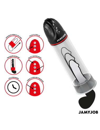 JAMYJOB - POMPA AUTOMATICA XPAND 3 LIVELLI DI ASPIRAZIONE GRIGIO