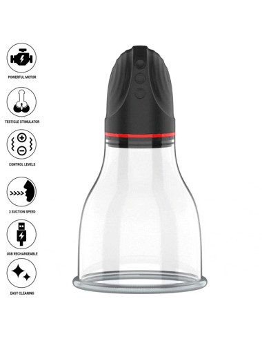 JAMYJOB - POMPA AUTOMATICA PER TESTICOLI XPAND LITE 3 LIVELLI DI ASPIRAZIONE GRIGIO