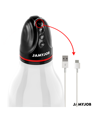 JAMYJOB - POMPA AUTOMATICA PER TESTICOLI XPAND LITE 3 LIVELLI DI ASPIRAZIONE GRIGIO