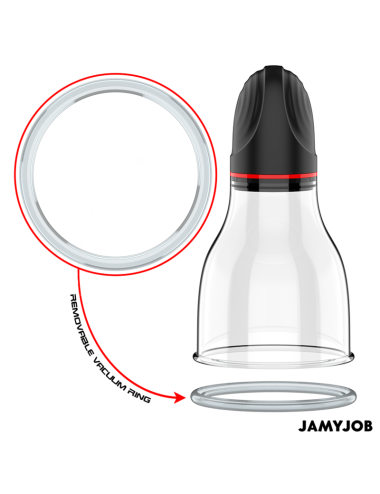 JAMYJOB - POMPA AUTOMATICA PER TESTICOLI XPAND LITE 3 LIVELLI DI ASPIRAZIONE GRIGIO