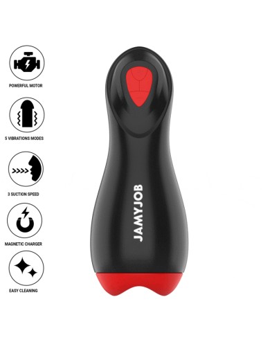 JAMYJOB - MASTURBATORE AUTOMATICO CORE-X 5 MODALITÀ DI ASPIRAZIONE E VIBRAZIONE