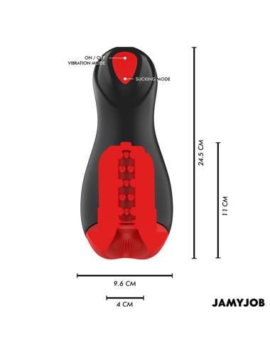 JAMYJOB - MASTURBATORE AUTOMATICO CORE-X 5 MODALITÀ DI ASPIRAZIONE E VIBRAZIONE