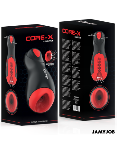 JAMYJOB - MASTURBATORE AUTOMATICO CORE-X 5 MODALITÀ DI ASPIRAZIONE E VIBRAZIONE
