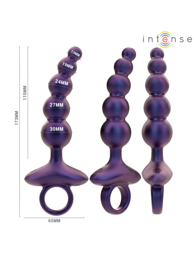 INTENSE - TITO VIBRANTE ANAL PLUG MODELLO 3 TELECOMANDO