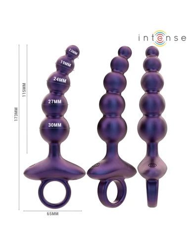 INTENSE - TITO VIBRANTE ANAL PLUG MODELLO 3 TELECOMANDO