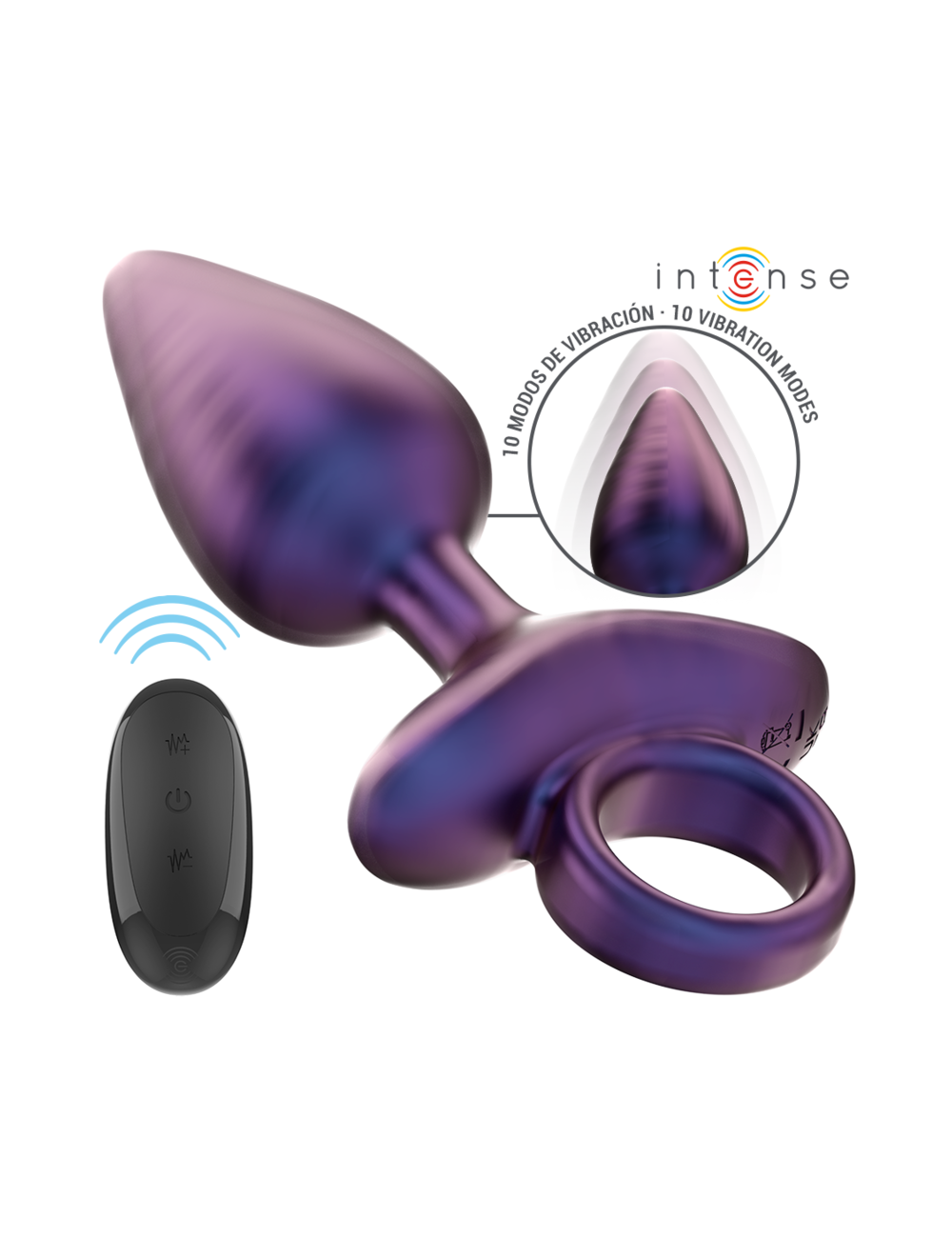 INTENSE - MICHAEL VIBRANTE ANAL PLUG MODELLO 2 TELECOMANDO