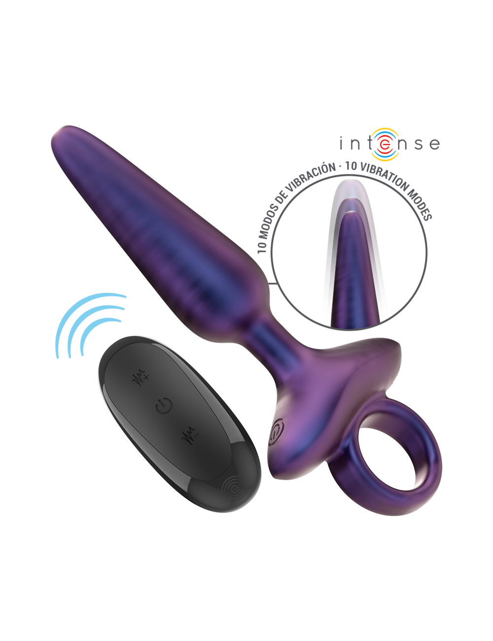 INTENSE - MARLON VIBRANTE ANAL PLUG MODELLO 4 TELECOMANDO INTENSE - MARLON VIBRANTE ANAL PLUG MODELLO 4 TELECOMANDO