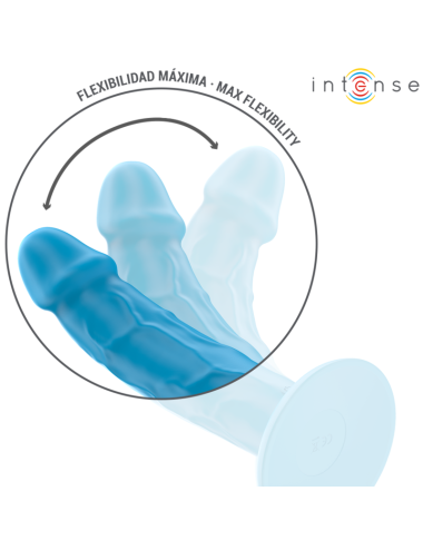 INTENSE - PHOEBE VIBRATORE REALISTICO 10 VIBRAZIONI BLU TELECOMANDO