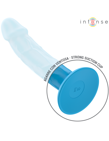 INTENSE - PHOEBE VIBRATORE REALISTICO 10 VIBRAZIONI BLU TELECOMANDO