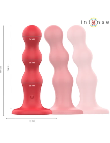 INTENSE - CODY VIBRATORE CON VENTOSA TELECOMANDO ROSSO