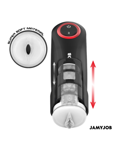JAMYJOB - MASTURBATORE VAGINALE AUTOMATICO A GRAVITÀ 5 MODALITÀ DI ASPIRAZIONE