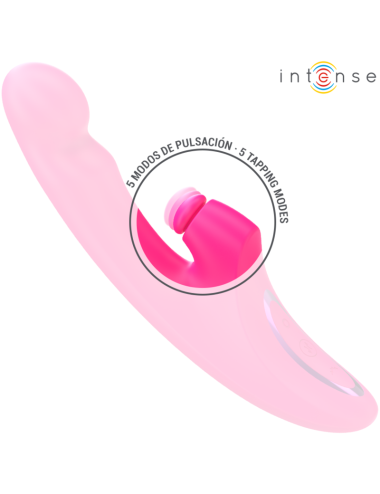 INTENSE - EMI VIBRATORE 13,5 CM MULTIFUNZIONE 3 IN 1 10 VIBRAZIONI ROSA