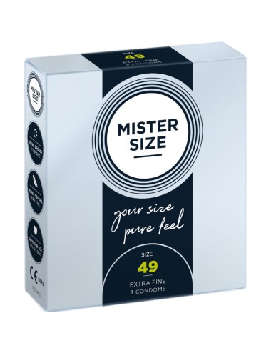 MISTER SIZE - PRESERVATIVO TAGLIA S 49 MM (3 UNITÀ)