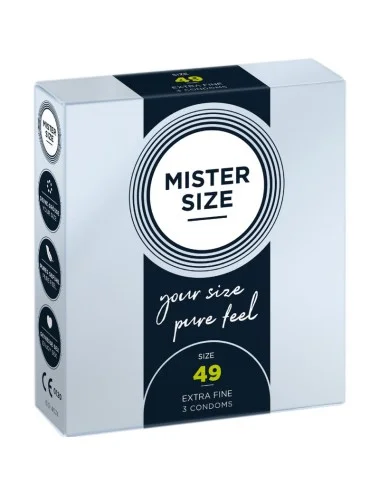 MISTER SIZE - PRESERVATIVO TAGLIA S 49 MM (3 UNITÀ)