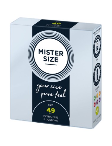 MISTER SIZE - PRESERVATIVO TAGLIA S 49 MM (3 UNITÀ)