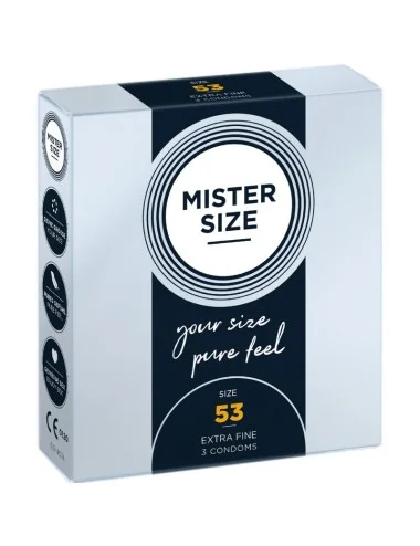 MISTER SIZE - PRESERVATIVO TAGLIA M 53 MM (3 UNITÀ)