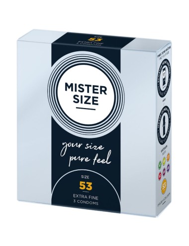 MISTER SIZE - PRESERVATIVO TAGLIA M 53 MM (3 UNITÀ)