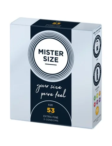 MISTER SIZE - PRESERVATIVO TAGLIA M 53 MM (3 UNITÀ)