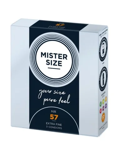 MISTER SIZE - PRESERVATIVO TAGLIA L 57 MM (3 UNITÀ)
