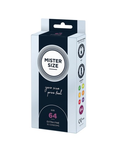 MISTER SIZE - PRESERVATIVI TAGLIA XXL 64 MM (10 UNITÀ)