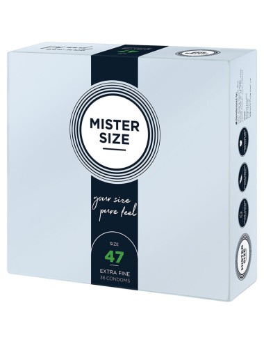 MISTER SIZE - PRESERVATIVI TAGLIA XS 47 MM (36 UNITÀ)