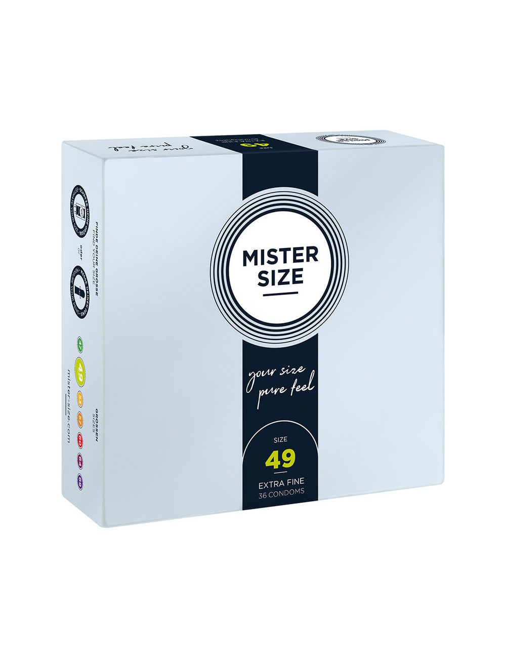 MISTER SIZE - PRESERVATIVO TAGLIA S 49 MM (36 UNITÀ) MISTER SIZE - PRESERVATIVO TAGLIA S 49 MM (36 UNITÀ)