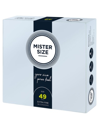 MISTER SIZE - PRESERVATIVO TAGLIA S 49 MM (36 UNITÀ)
