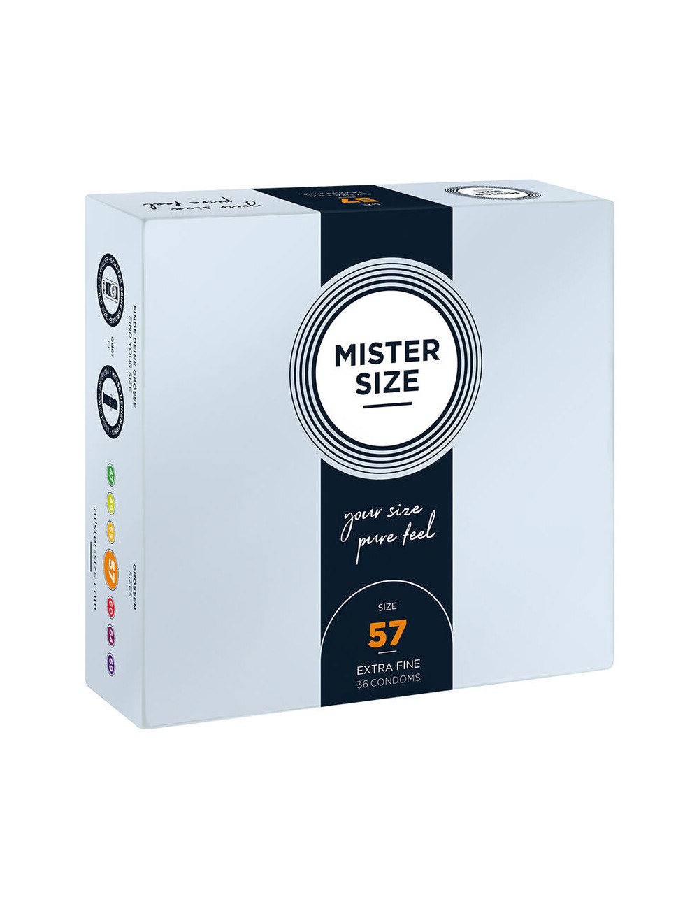 MISTER SIZE - PRESERVATIVO TAGLIA L 57 MM (36 UNITÀ) MISTER SIZE - PRESERVATIVO TAGLIA L 57 MM (36 UNITÀ)
