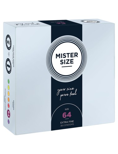 MISTER SIZE - PRESERVATIVI TAGLIA XXL 64 MM (36 UNITÀ)