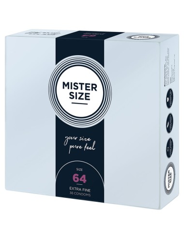 MISTER SIZE - PRESERVATIVI TAGLIA XXL 64 MM (36 UNITÀ)