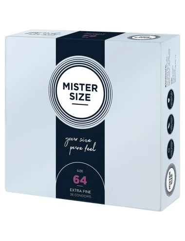 MISTER SIZE - PRESERVATIVI TAGLIA XXL 64 MM (36 UNITÀ)