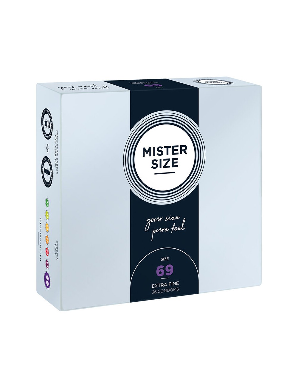 MISTER SIZE - PRESERVATIVI TAGLIA XXXL 69 MM (36 UNITÀ) MISTER SIZE - PRESERVATIVI TAGLIA XXXL 69 MM (36 UNITÀ)