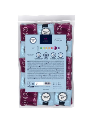 MISTER SIZE - PRESERVATIVI TAGLIA XXL 64 MM (100 UNITÀ)