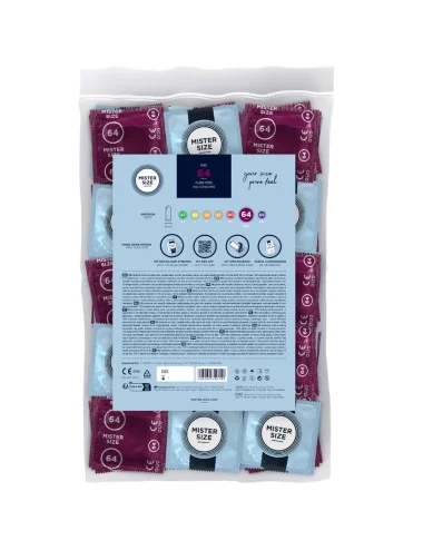 MISTER SIZE - PRESERVATIVI TAGLIA XXL 64 MM (100 UNITÀ)