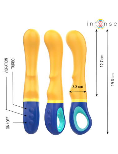 INTENSE - SHAGGY VIBRATORE G-SPOT GIALLO