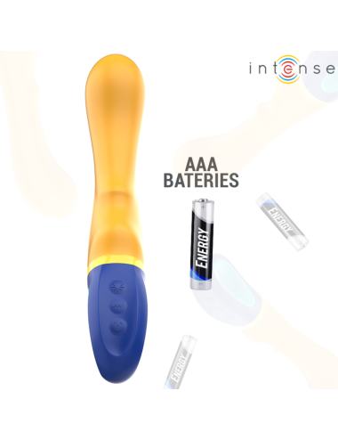 INTENSE - SHAGGY VIBRATORE G-SPOT GIALLO