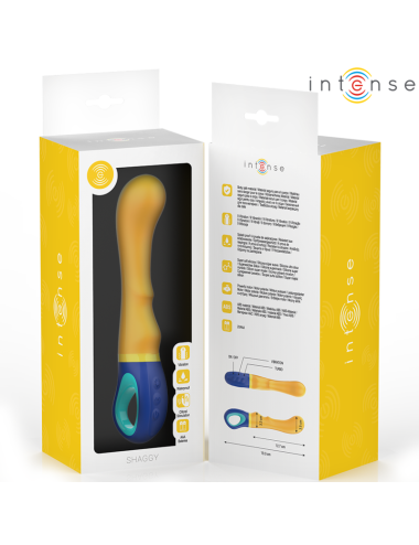 INTENSE - SHAGGY VIBRATORE G-SPOT GIALLO