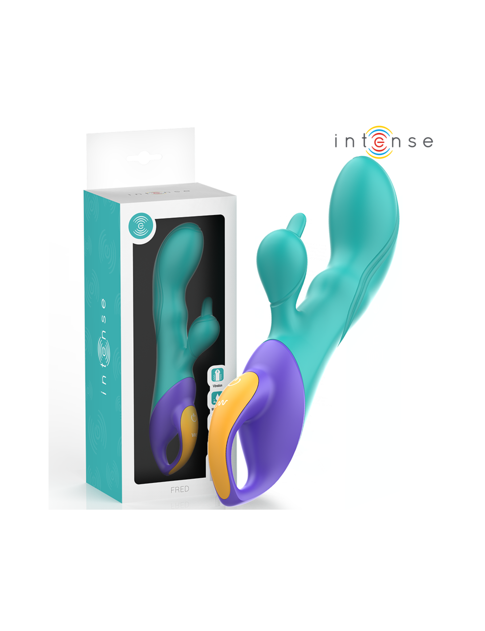 INTENSE - FRED VIBRATORE RABBIT BLU