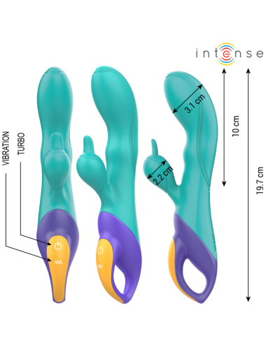 INTENSE - FRED VIBRATORE RABBIT BLU