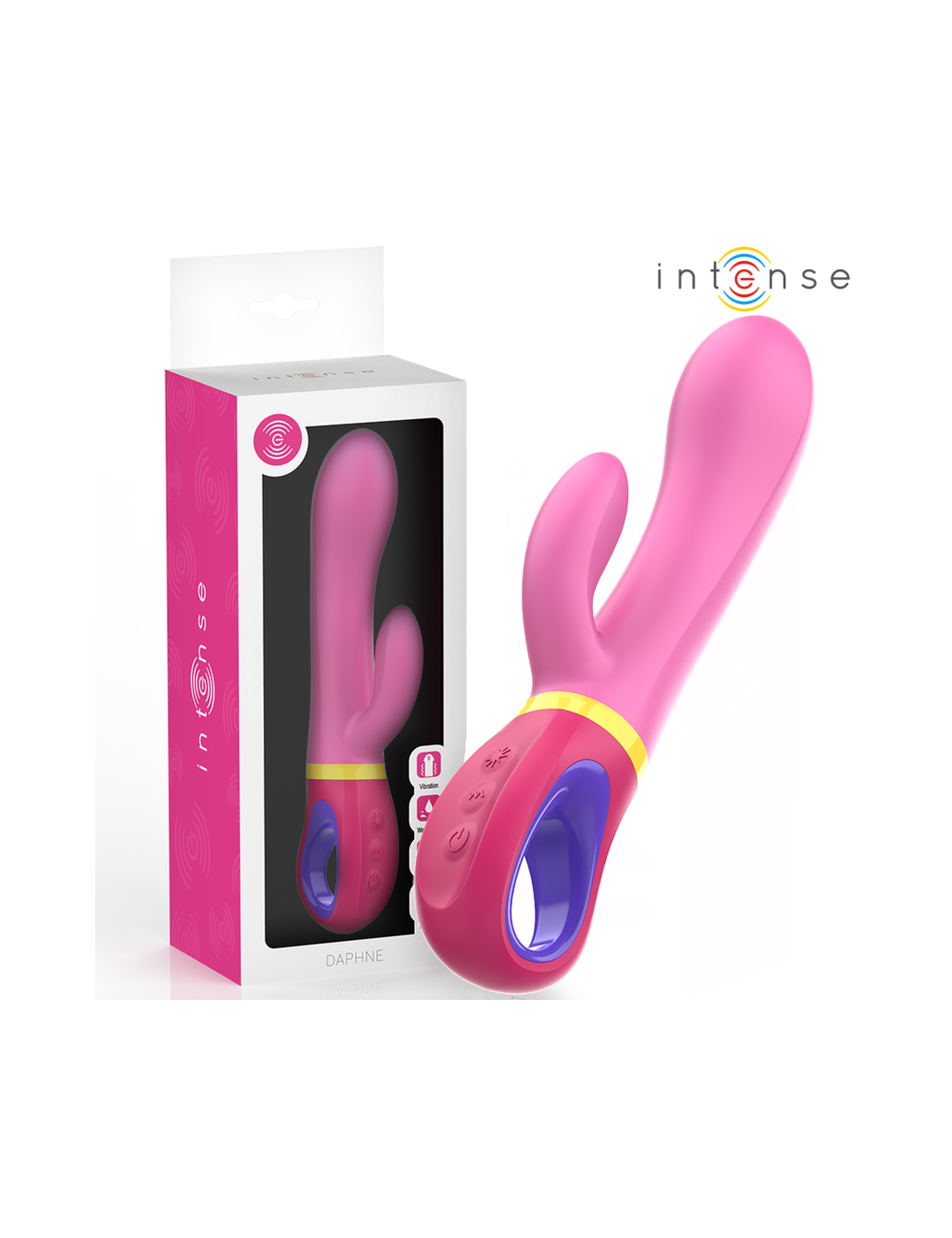 INTENSE - DAPHNE VIBRATORE RABBIT ROSA INTENSE - DAPHNE VIBRATORE RABBIT ROSA
