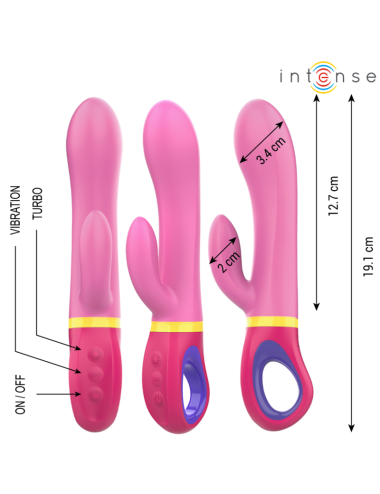 INTENSE - DAPHNE VIBRATORE RABBIT ROSA